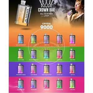 Al Fakher Crown Bar 9000 - Black Currant Ice