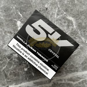 NASTY 5K Crystal Vanilla Cuban Tobacco
