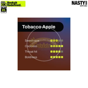 NASTY Hooqa DFR10Ki Apple Tobacco