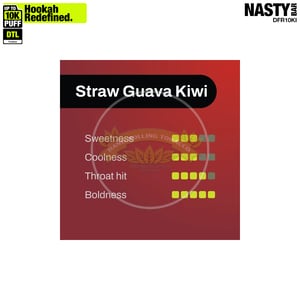 NASTY Hooqa DFR10Ki Strawberry Guava Kiwi