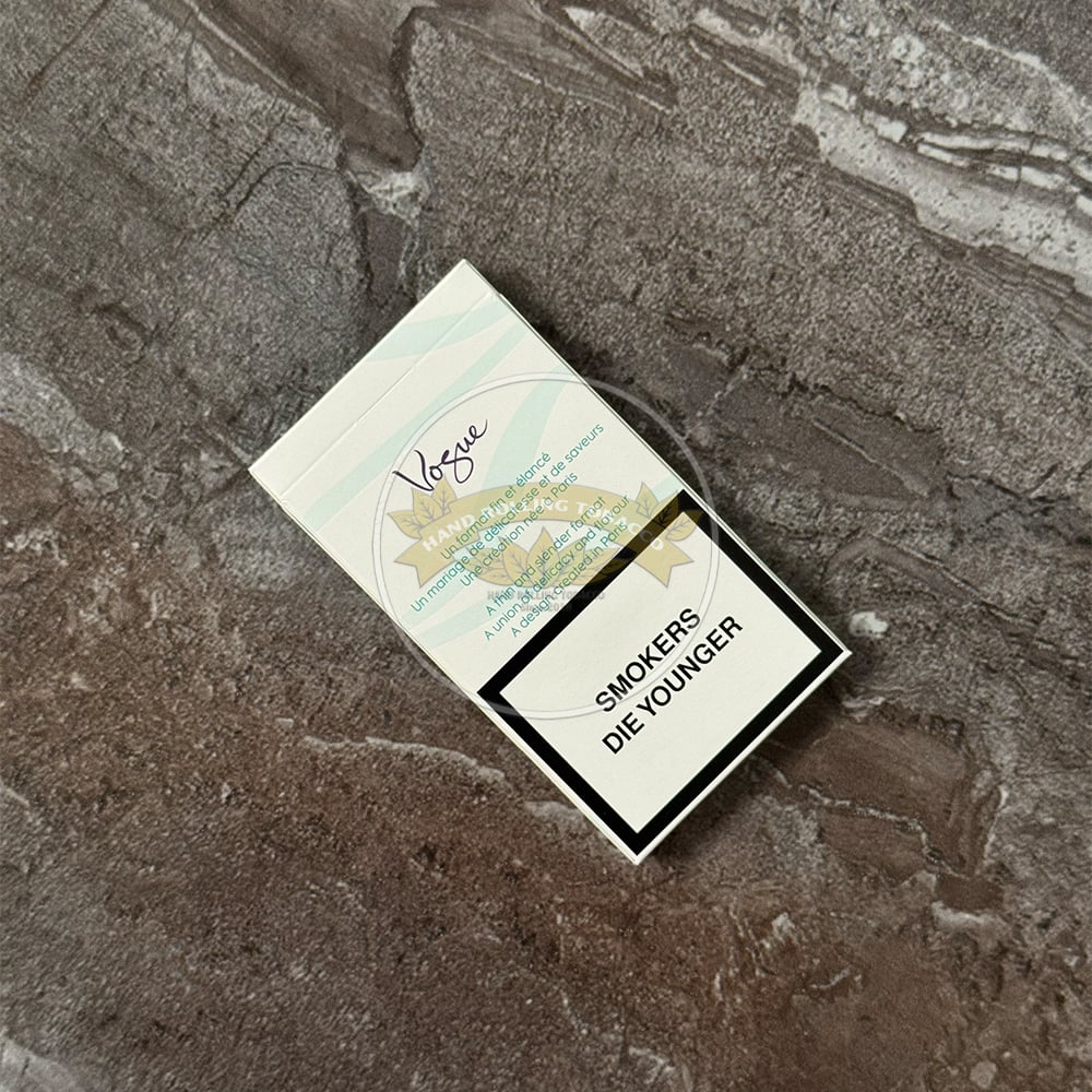 how much are vogue cigarettes in paris Vogue SuperSlim Menthe (Menthol) 🍂 ‣ Duty Free Price ‣ 5€👍