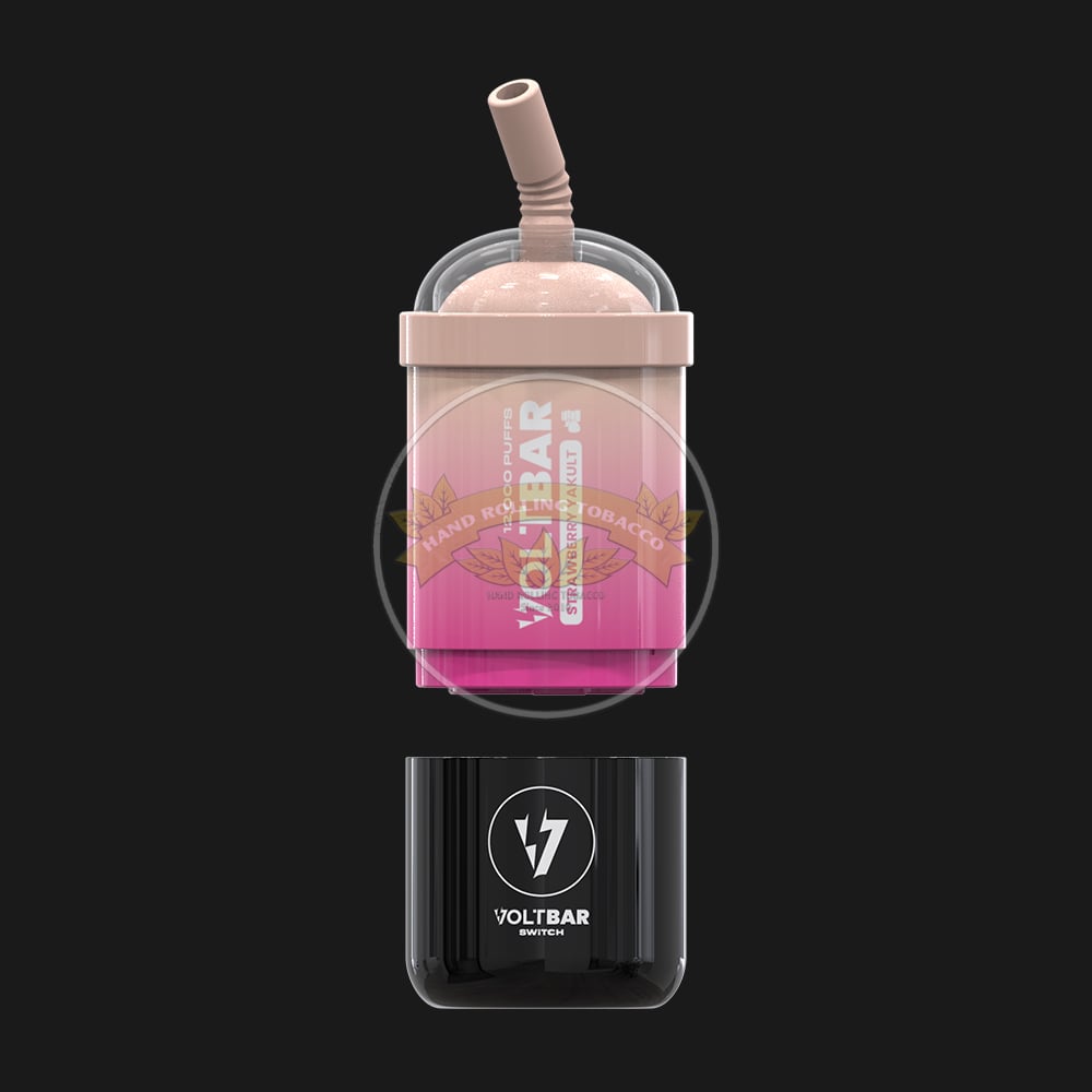 Voltbar Switch 12K Starter Kit - Strawberry Yakult 1 Voltbar Switch 12K Starter Kit - Strawberry Yakult