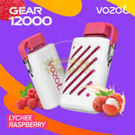 Vozol Gear 12000 Lychee Raspberry