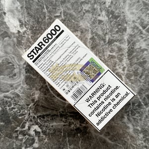 Vozol Star 6000 Banana Smoothie
