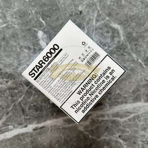 Vozol Star 6000 Raspberry Orange