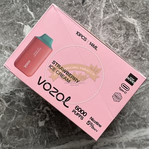 Vozol Star 6000 Strawberry Ice Cream