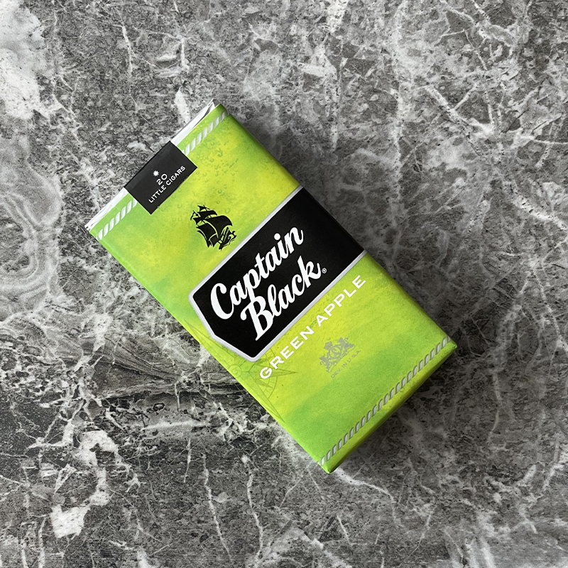 Captain Black Green Apple Little Cigars 19 Captain Black Green Apple Little Cigars ‣ Duty Free Price👍