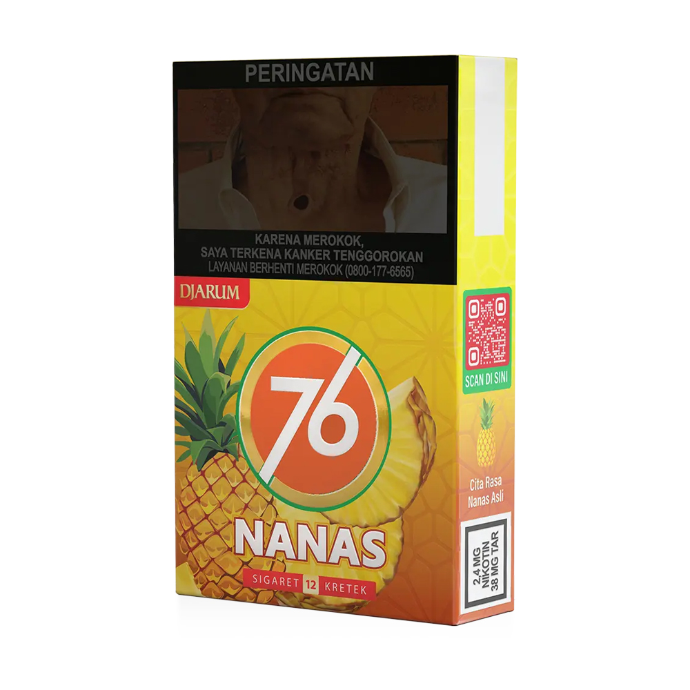 Djarum 76 Nanas 3 Djarum 76 Nanas 12's 🍂 ‣ Duty Free Price ‣ Only 3€ 👍