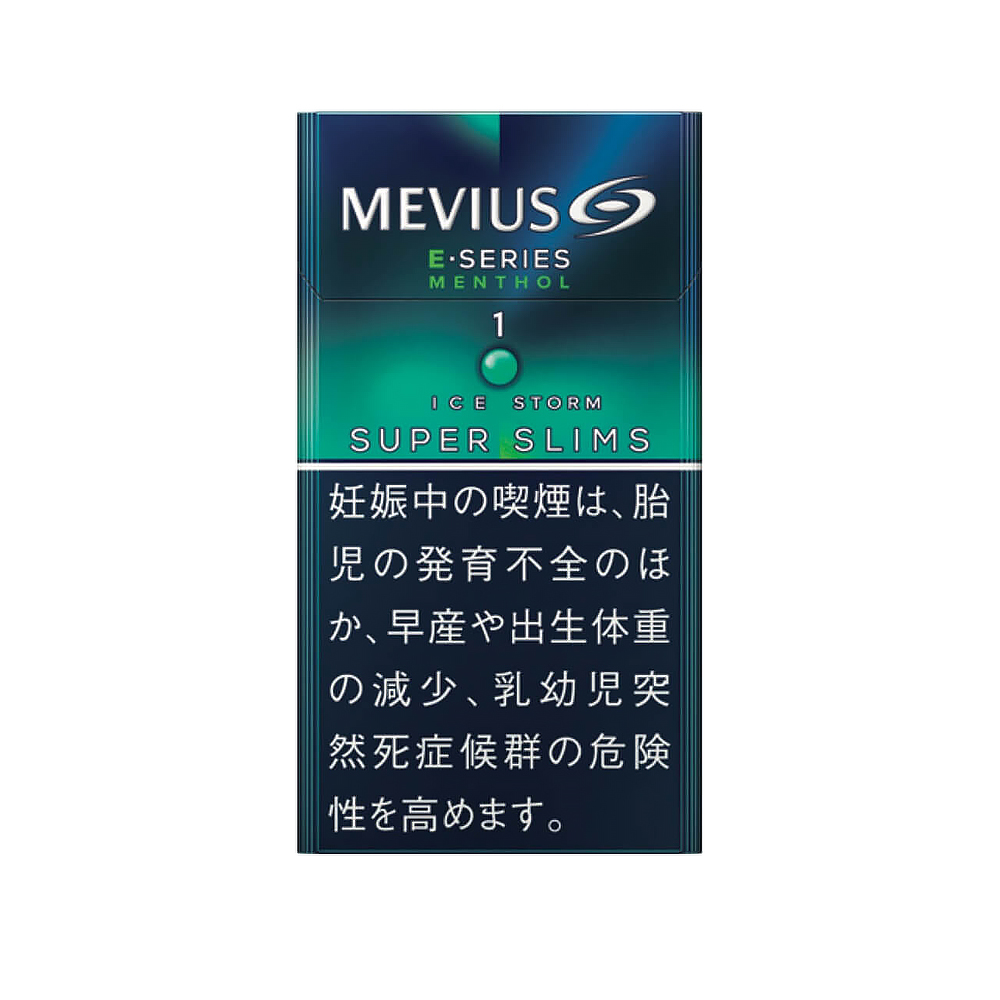 Mevius E Series Menthol Ice Storm One 100's (SuperSlims) 🍂
